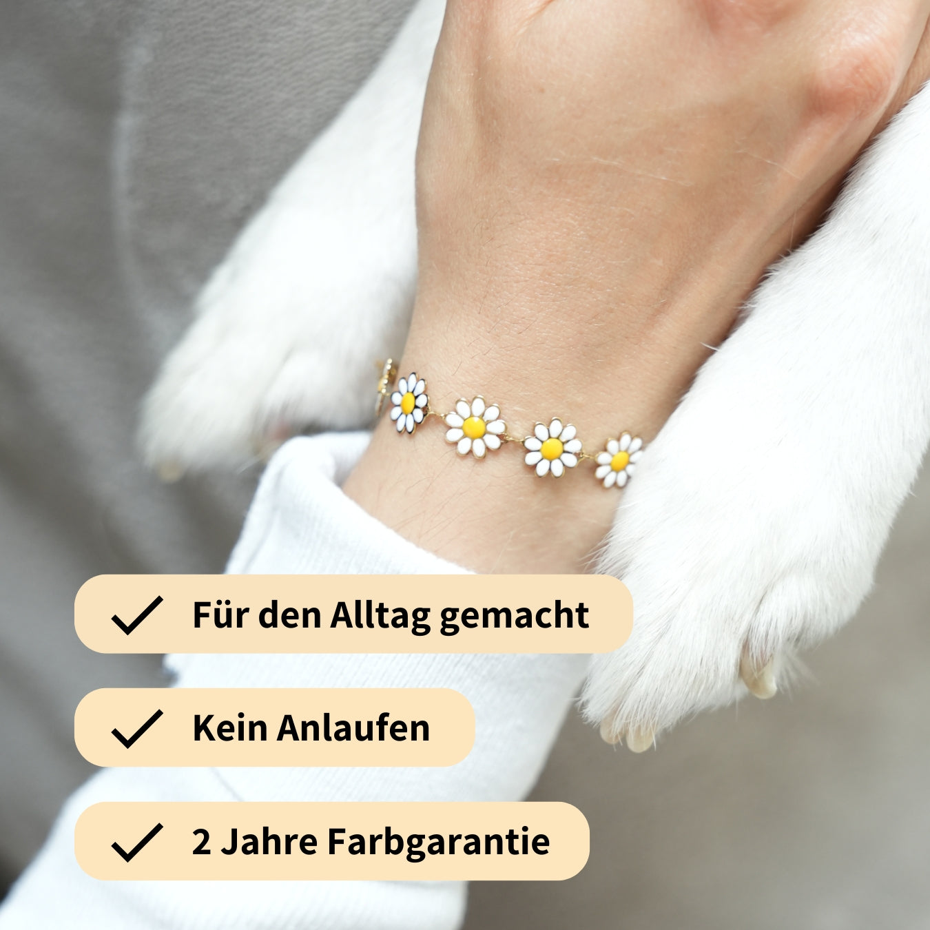 Daisy bracelet