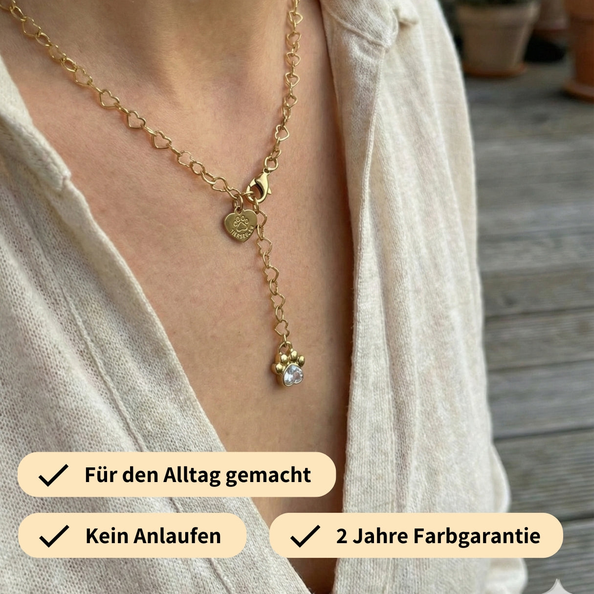 Paw Love Necklace