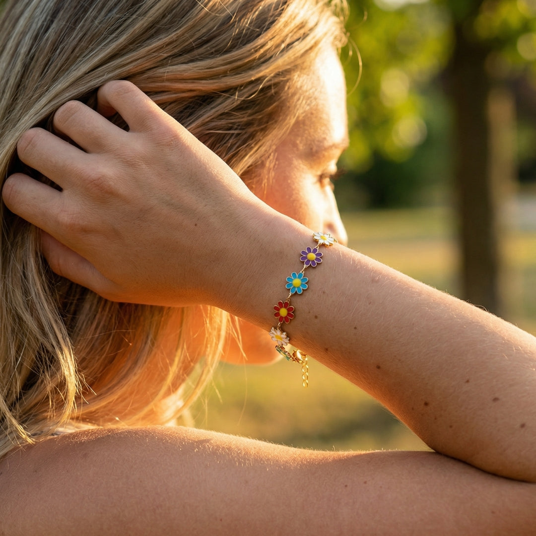 Daisy bracelet