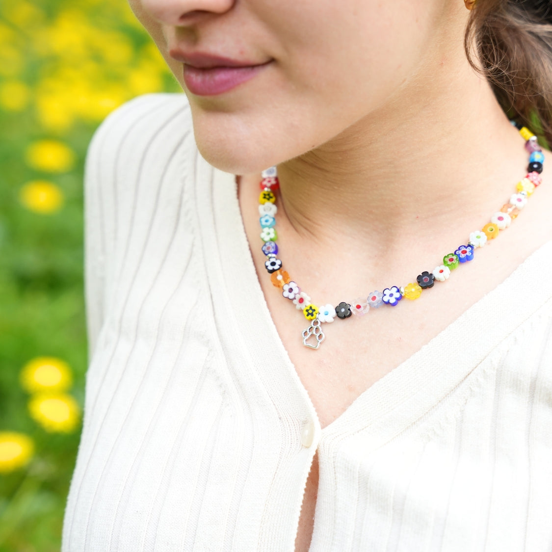 Flower meadow chain