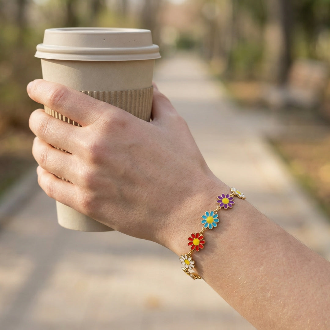 Daisy bracelet