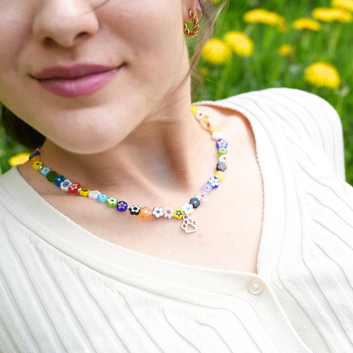 Flower meadow chain