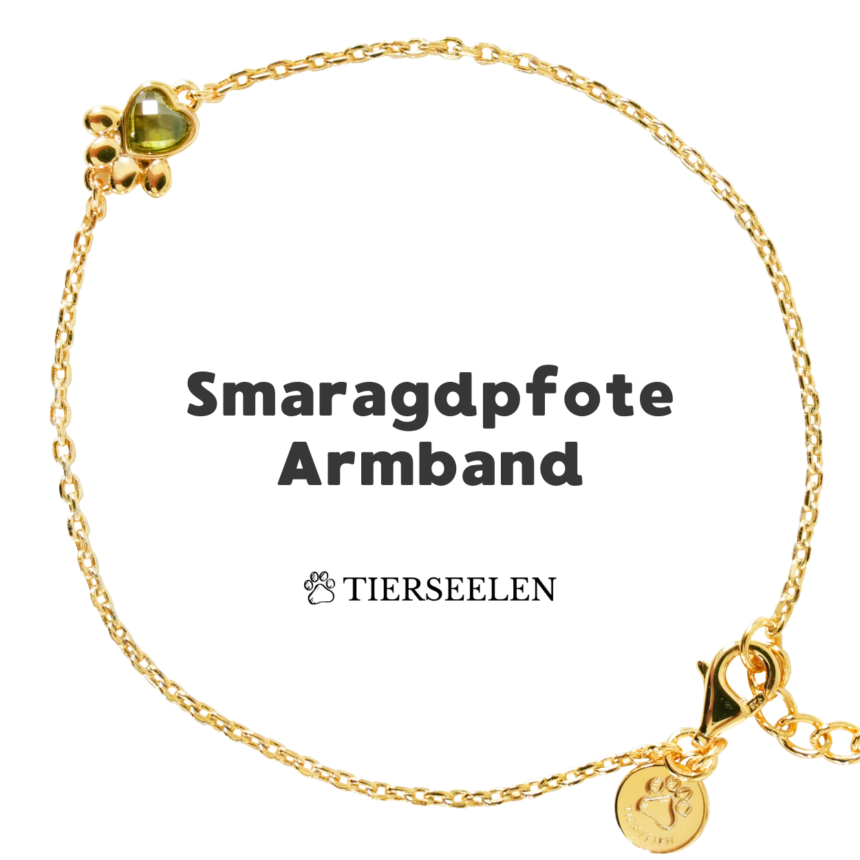 Emerald Paw Bracelet