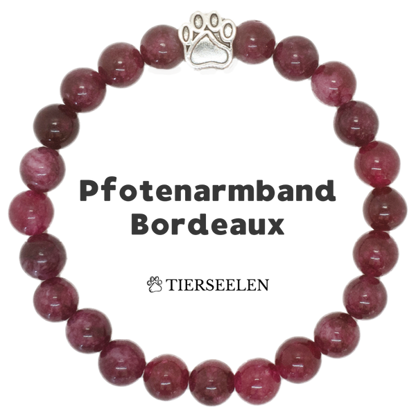 Pfotenarmband - Bordeaux