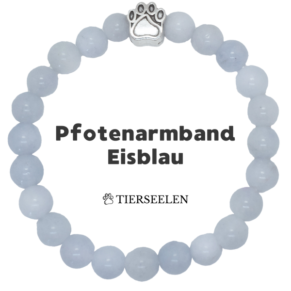 Pfotenarmband - Eisblau