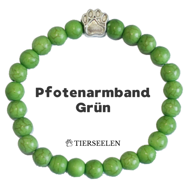Pfotenarmband - Grün