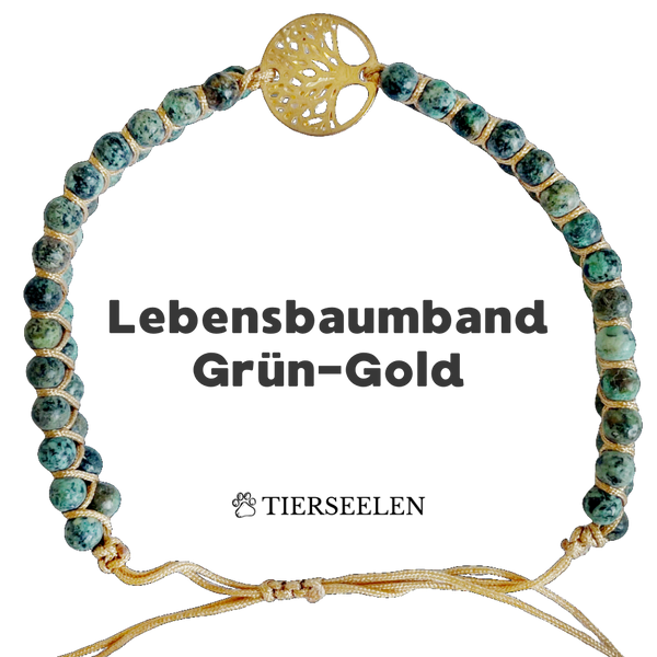 Lebensbaum - Grün-Gold