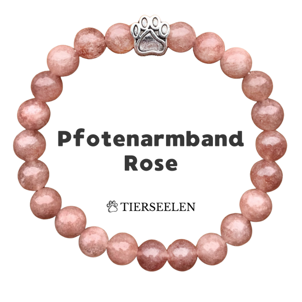 Pfotenarmband - Rose