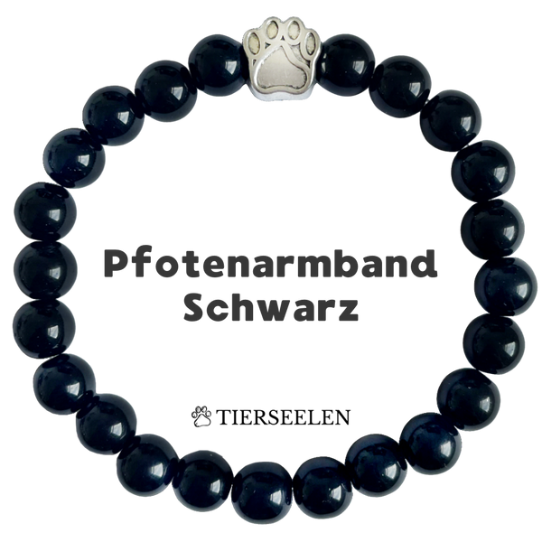 Pfotenarmband - Schwarz